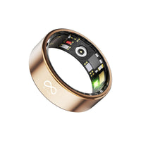 MYNK Alpha Smart Ring | Lightweight Stainless Steel | Sleep, Stress, HRV, BP, Blood Oxygen, Step & Calorie Count | IP68 Waterproof Ring | Samsung & Apple Health Compatible